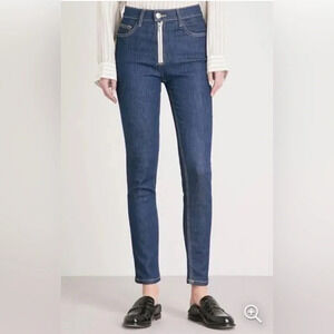 ! Current/Elliott The High Waist Skinny Zipper Jeans